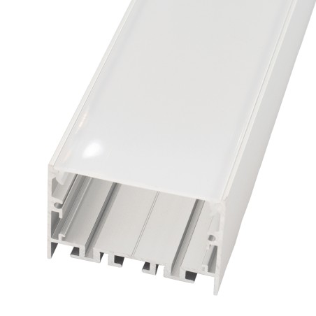 FULLWAT - ECOXM-50S-2D. Aluminum profile  for surface | suspended mounting. Anodized.  2000mm