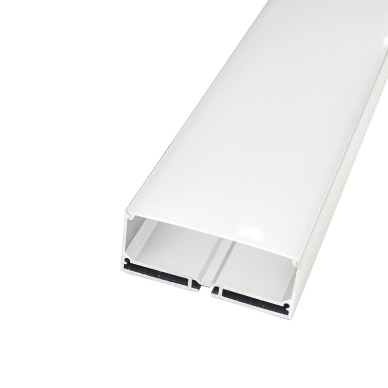 FULLWAT - ECOXM-55S-2D. Aluminum profile  for surface | suspended mounting. Anodized.  2000mm