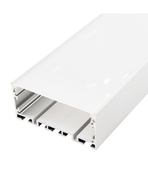 FULLWAT - ECOXM-75S-2D. Aluminum profile  for suspended mounting. Anodized.  2000mm