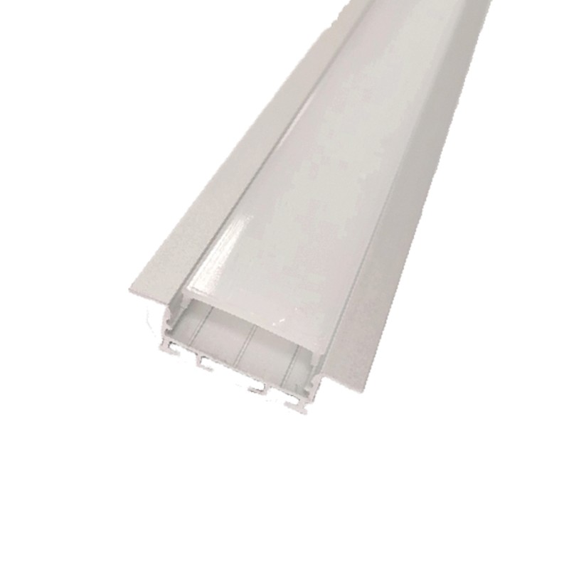FULLWAT - ECOXM-7E1-2D. Aluminum profile  for recessed mounting. Anodized.  2000mm