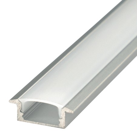 FULLWAT - ECOXM-7E-2D. Aluminum profile  for recessed mounting. Anodized.  2000mm