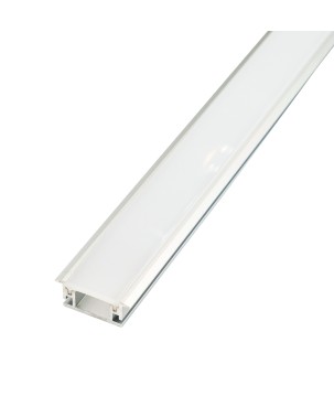 FULLWAT - ECOXM-7ESW-2D. Aluminum profile  for recessed mounting. Anodized. for floor shape. 2000mm