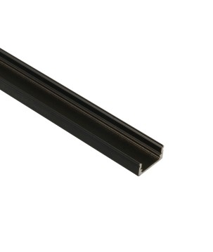  FULLWAT - ECOXM-7S-NG-2D. Profilo in alluminio di  superficie   nero  2000mm