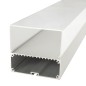 FULLWAT - ECOXM-80S-2D. Aluminum profile  for surface | suspended mounting. Anodized.  2000mm