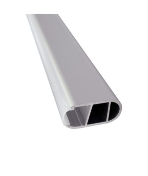 FULLWAT - ECOXM-BAR-2D. Aluminum profile  for for furniture mounting. Anodized. for shelves shape. 2000mm
