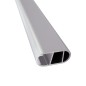 FULLWAT - ECOXM-BAR-2D. Aluminum profile  for for furniture mounting. Anodized. for shelves shape. 2000mm