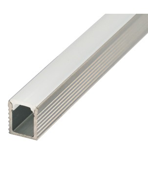 FULLWAT - ECOXM-MINI3-2D.  Perfil de alumínio de superfície anodizado - 2000mm - IP40