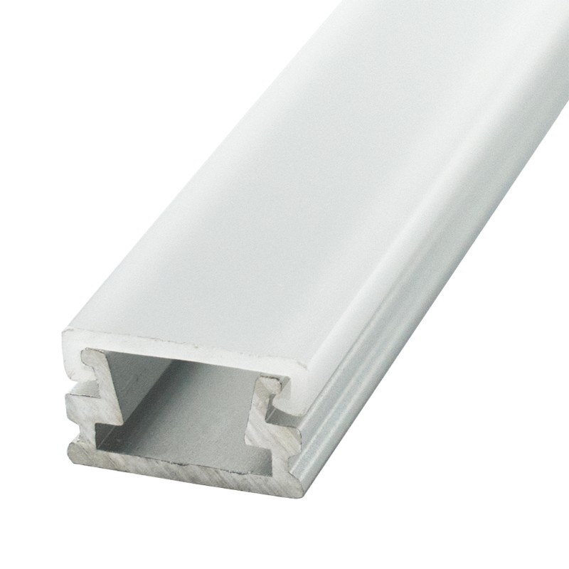 FULLWAT - ECOXM-MINI4-2D. Perfil de aluminio de superficie anodizado - 2000mm - IP40
