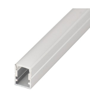 FULLWAT - ECOXM-MINI5-2D. Aluminum profile  for surface mounting. Anodized.  2000mm