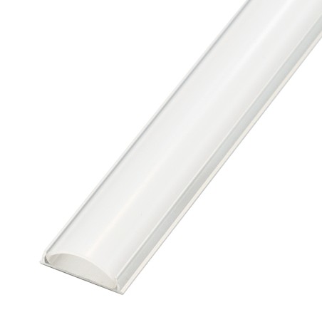FULLWAT - ECOXM-MINI7-2D. Aluminum profile  for surface | flexible mounting. Anodized. with mouldable curve shape. 2000mm