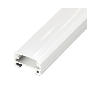 FULLWAT - ECOXM-MINI8-2D. Aluminum profile  for surface mounting. Anodized.  2000mm