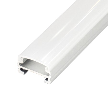 FULLWAT - ECOXM-MINI8-2D. Aluminum profile  for surface mounting. Anodized.  2000mm