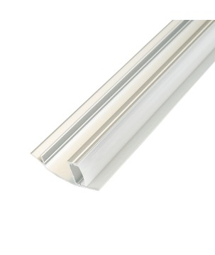 FULLWAT - ECOXM-RODY-2D. Perfil de aluminio para pared anodizado - 2000mm - IP40