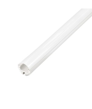 FULLWAT - ECOXM-TB2-2D. Aluminum profile  for cylindrical mounting. Anodized.  2000mm