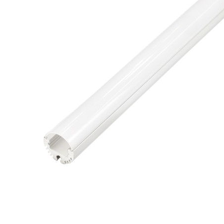FULLWAT - ECOXM-TB2-2D. Aluminum profile  for cylindrical mounting. Anodized.  2000mm