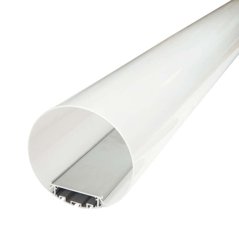 FULLWAT - ECOXM-TB4-2D. Aluminum profile  for cylindrical mounting. Anodized.  2000mm