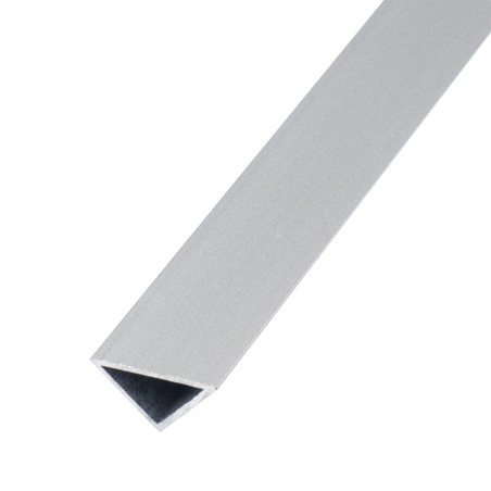 FULLWAT - ECOXM-TRR-2D. Aluminum profile  for flat plate mounting. Anodized. triangular shape. 2000mm