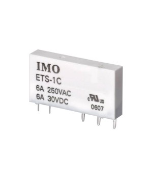 IMO - ETS-1CN-SL-24VDC. Relé de tipo Señal 24Vdc. 1 contacto conmutado (6A)
