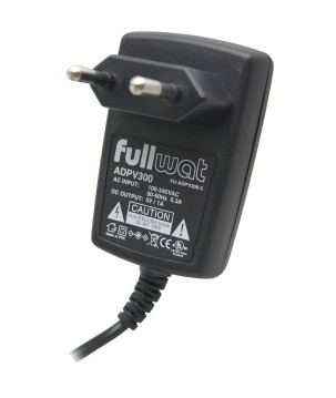 FULLWAT - FU-ADPV400-9. 5W AC/DC voltage adapter.  9 Vdc / 0,6A