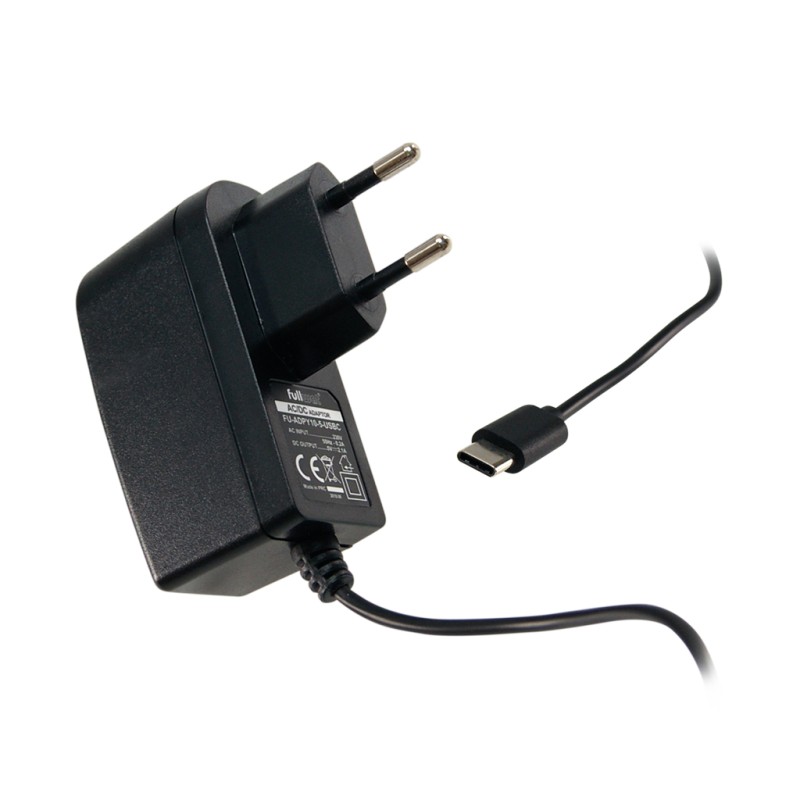 FULLWAT - FU-ADPY10-5-USBC. 10,5W AC/DC voltage adapter.  5 Vdc / 2,1A