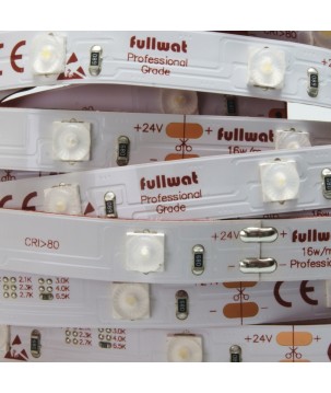 FULLWAT - FU-BLF-5060-BF-L160X. Professional LED strip. 6000K  - Cool white - 24Vdc - 1600 Lm/m - IP20