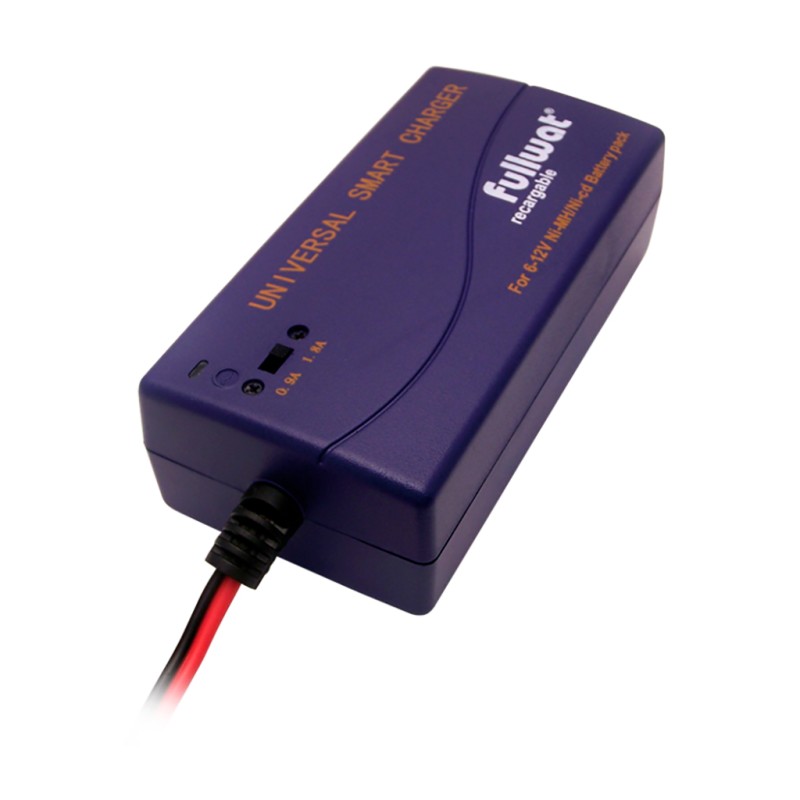 FULLWAT - FU-C2000-6-12. Cargador para baterías de Ni-Cd | Ni-MH. 7 - 14 Vdc / 0,9 | 1,8A