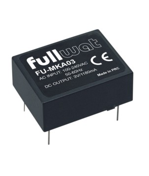 FULLWAT - FU-MKA03. Source d'alimentation commuté de 4W. 100 ~ 240 Vac - 3,3Vdc / 1,18A