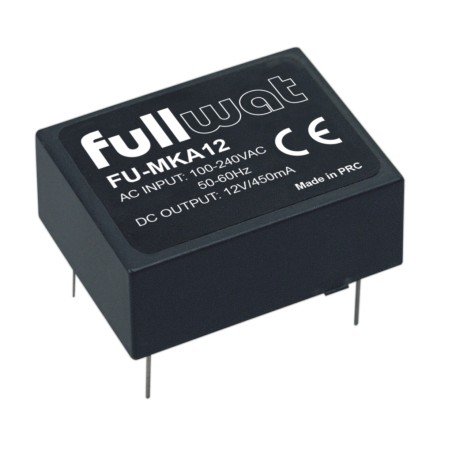 FULLWAT - FU-MKA12.  Schaltnetzteil von 4W. 100 ~ 240 Vac  - 12Vdc  / 0,32A