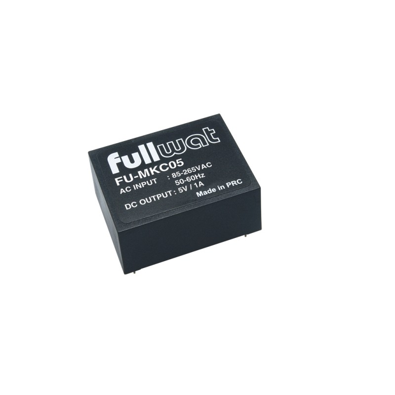 FULLWAT - FU-MKC05. Source d'alimentation commuté de 5W. 85 ~ 265  Vac - 5Vdc / 1A