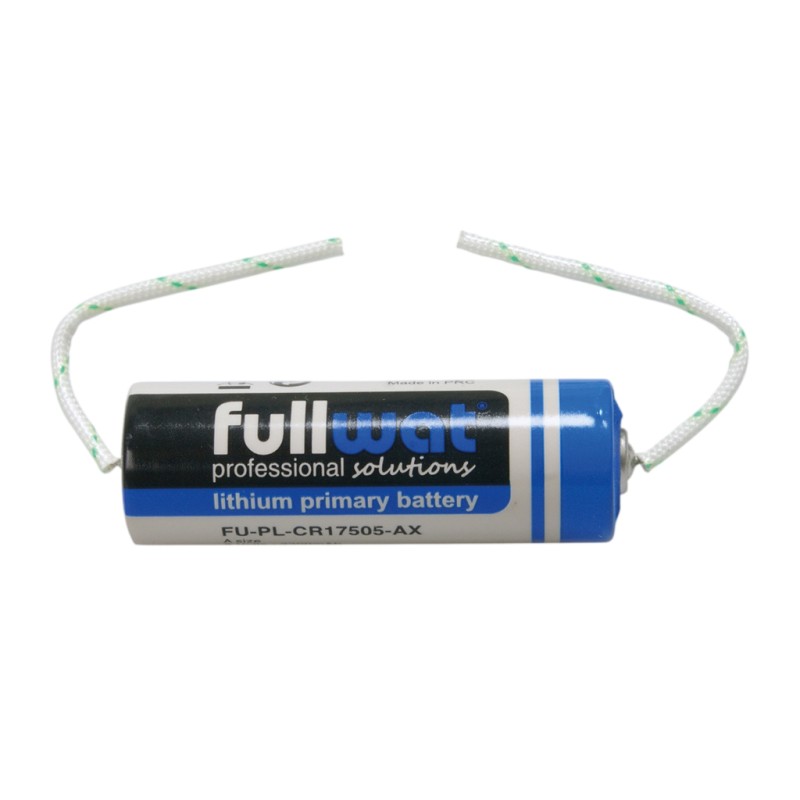 FULLWAT - FU-PL-CR17505-AX. Pila de litio cilíndrica de Li-MnO2. Modelo CR17505. 3Vdc / 2,300Ah