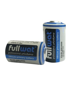 FULLWAT - FU-PL-ER14250. Batteria al litio cilindrica di Li-SOCl2. Modello ER14250. 3,6Vdc / 1,200Ah