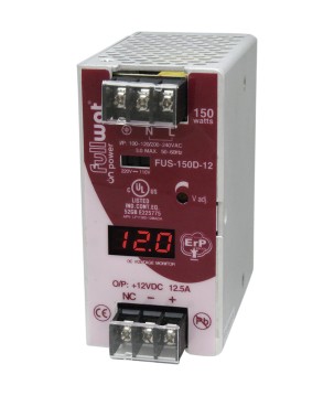 FULLWAT - FUS-150D-12. 150W switching power supply, 90 ~ 132 | 180 ~ 264  Vac - 12Vdc / 12,5A