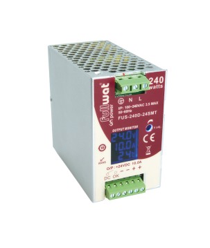FULLWAT - FUS-240D-24SMT. 240W switching power supply, 90 ~ 264 Vac - 24Vdc / 10A