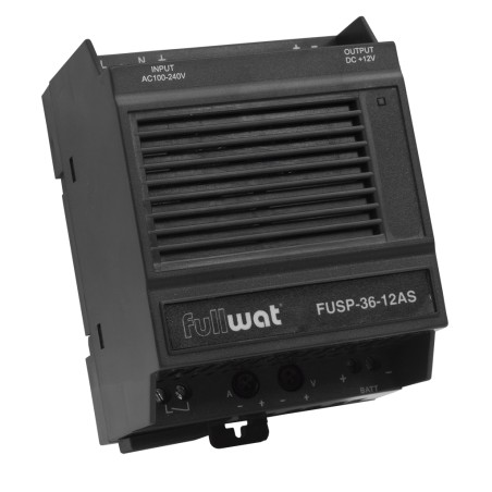 FULLWAT - FUSP-36-24AS. 36W switching power supply, 100 ~ 240 Vac - 24Vdc / 1,5A