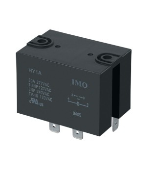 IMO - HY1A-1-12VDC. Relé de tipo Potencia 12Vdc. 1 contacto normalmente abierto (30A)