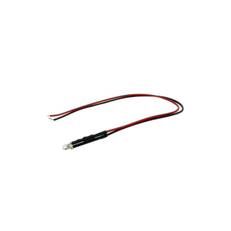 FULLWAT - LED3MC-12V-AB.  Amber LED diode "3 mm" package. 12Vdc / 0,750A