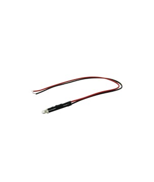 FULLWAT - LED3MC-12V-RO-IN.  Red LED diode "3 mm" package. 12Vdc / 0,020A