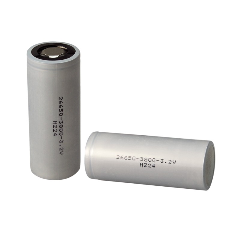 FULLWAT - LFP26650-38I. Batteria ricaricabile cilindrica  di Li-FePO4. 3,2Vdc / 3,8Ah