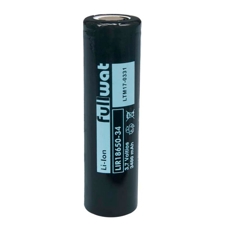 FULLWAT - LIR18650-34.Rechargeable Battery cylindrical of Li-Ion. 3,7Vdc / 3,400Ah