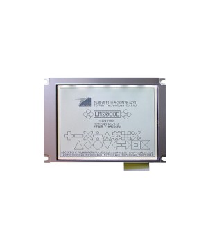 TOPWAY - LM2068E. Single color chart LCD display. 320 x 240. 5Vdc. White background / Black color character.