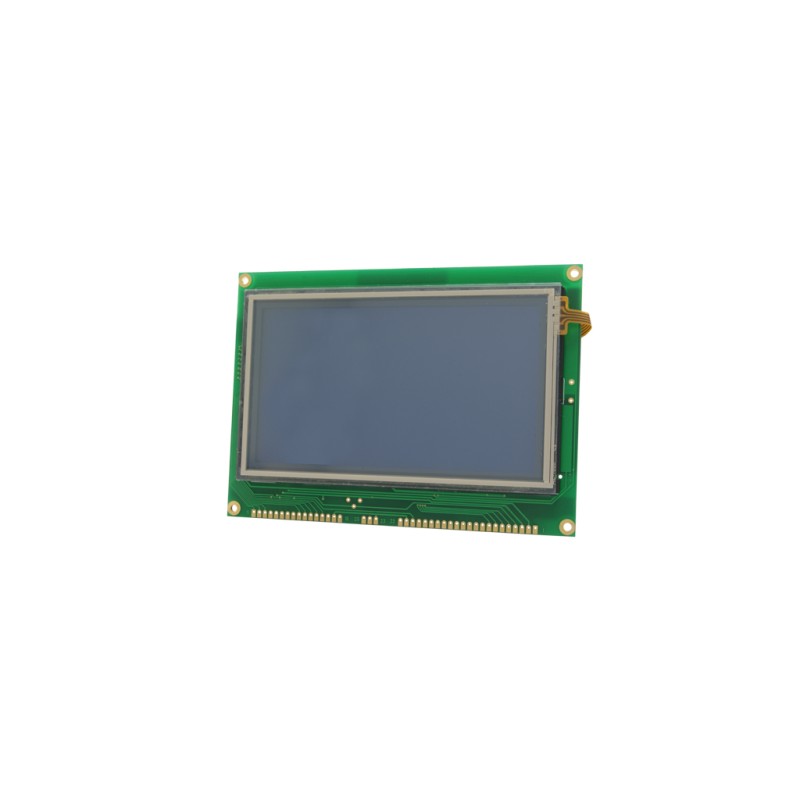 TOPWAY - LM240128TFW-C. Single color chart LCD display. 240 x 128. 5Vdc. White background / Blue color character.