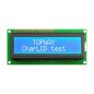 TOPWAY - LMB162AFC. Ecrã LCD Alfanumérico 2 x 16. 5Vdc . Fundo Azul / Carácter Branco