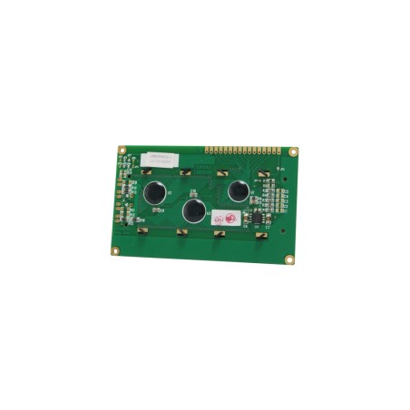 TOPWAY - LMB204BDC-1. Display LCD Alfanumérico. 4 x 20. 3Vdc. Fondo Amarillo / Verde / Carácter Gris