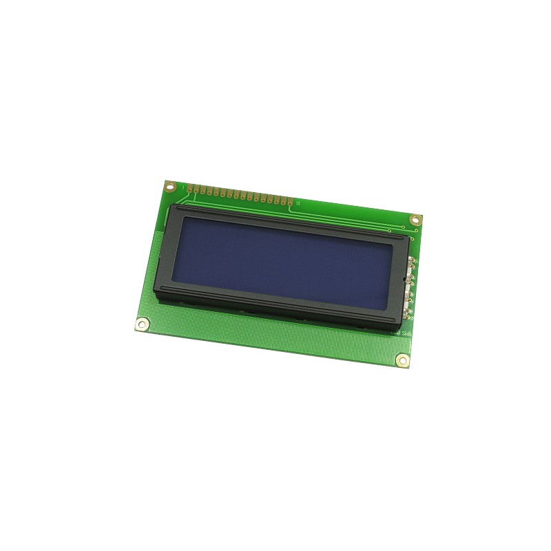 TOPWAY - LMB204BFC. Alphanumeric LCD display. 4 x 20. 5Vdc. Blue background / White color character.