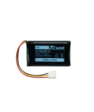 FULLWAT - LP105080-CI. Batterie rechargeable prismatique de Li-Po. 3,7Vdc / 5Ah