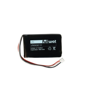FULLWAT - LP604367-CI. Bateria recarregável prismática de Li-Po. 3,7Vdc / 1,900Ah