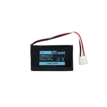 FULLWAT - LP804262-CI. Batterie rechargeable prismatique de Li-Po. 3,7Vdc / 2,4Ah