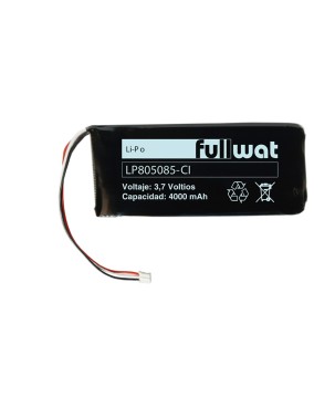 FULLWAT - LP805085-CI. Bateria recarregável prismática de Li-Po. 3,7Vdc / 4,000Ah