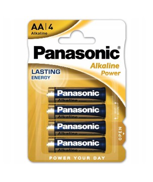 PANASONIC - LR6PB-NE. Batterie alkalisch im zylindrisch Format / AA (LR06). 1,5Vdc
