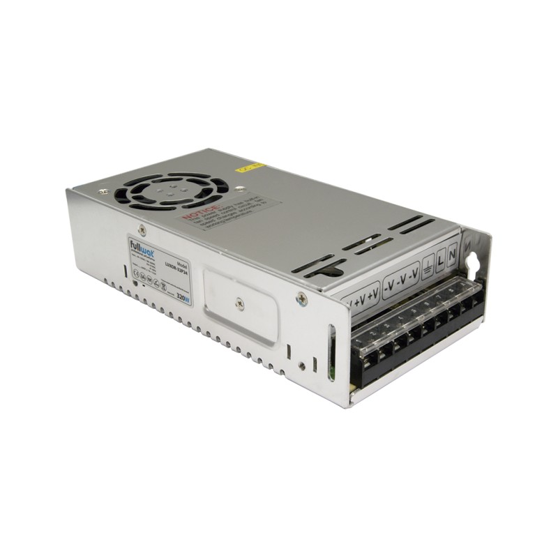 FULLWAT - LUXOR-32P12. 320W switching power supply, 90 ~ 132  | 180 ~ 264  Vac - 12Vdc / 27A